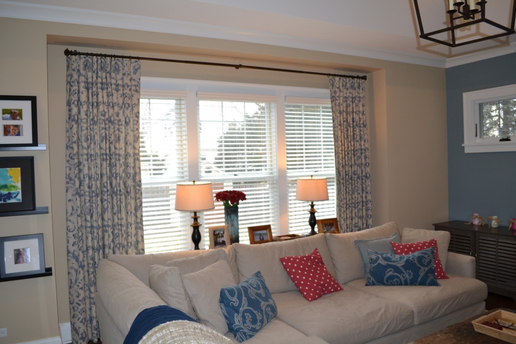 Custom Draperies - These window treatments make a design statement and pull the room together.