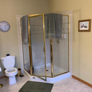 Before - Cramped Shower 